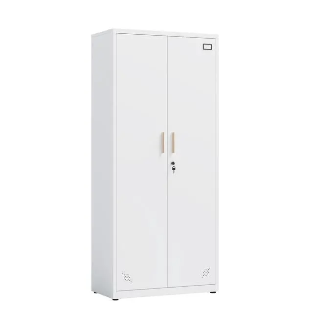 Alt view image 5 of 7 - High Storage Cabinet with 2 Doors and 4 Partitions to Separate 5 Storage Spaces, Home/ Office Design