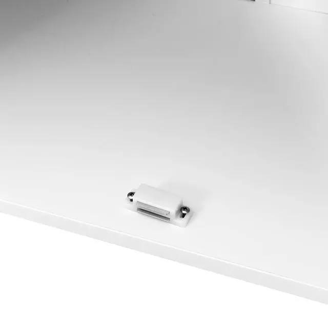 Alt view image 5 of 7 - Bathroom Floor Storage Cabinet with Double Door Adjustable Shelf, White