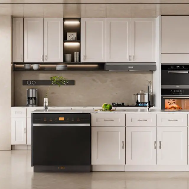 Alt view image 4 of 7 - White Shaker Solid Wood Wall Cabinet with Soft-Close Doors, Adjustable Shelves - 27" Double Door Storage for Kitchen, Bathroom, Laundry, Garage (Easy Assembly, 27"W x 12"D x 30"H)