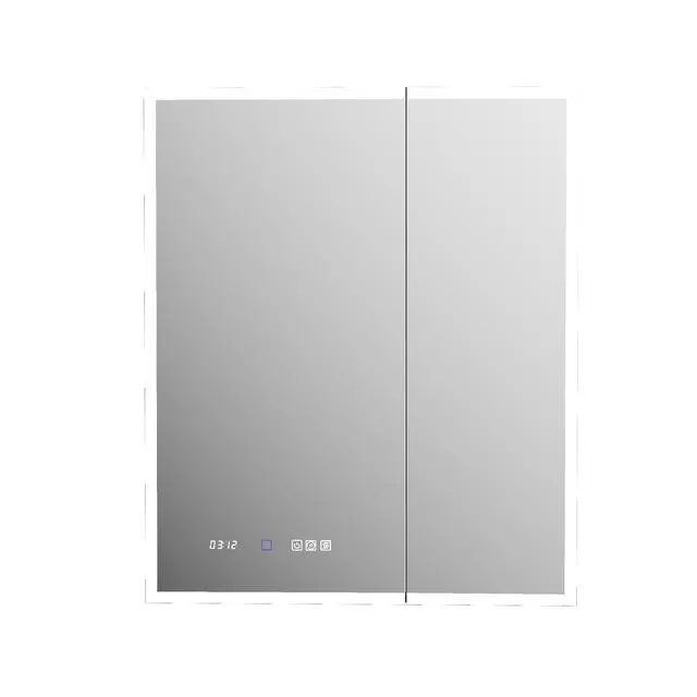 Alt view image 3 of 7 - 30*36 inch Smart LED Medicine Cabinet with GFCI Outlet & Blum Hinges,Front&Backlit ,Buil Built-in High-Power Outlet ,Stepless Dimming & Anti-Fog,Integrated Design,Multifunctional Bathroom Storage