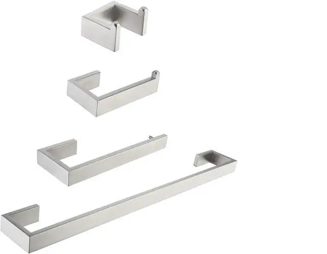 Main image of 4- Piece Stainless Steel Bathroom Hardware Set