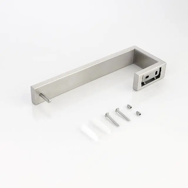 Alt view image 7 of 7 - 4- Piece Stainless Steel Bathroom Hardware Set