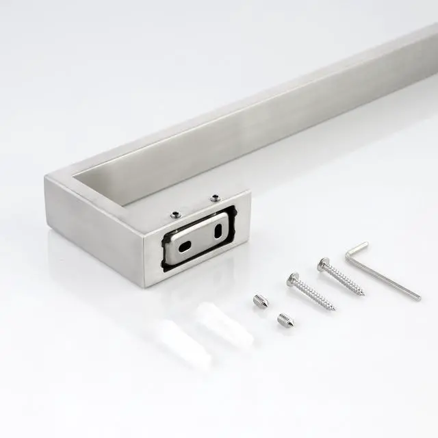 Alt view image 3 of 7 - 4- Piece Stainless Steel Bathroom Hardware Set
