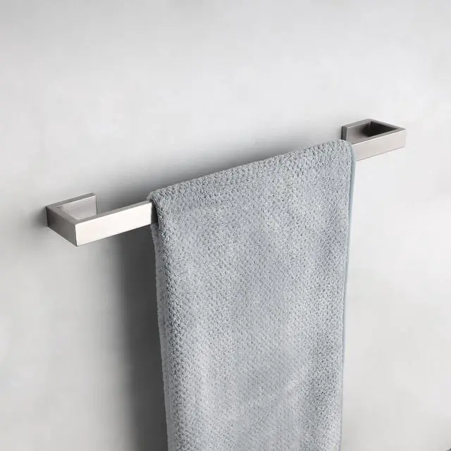 Alt view image 6 of 7 - 4- Piece Stainless Steel Bathroom Hardware Set