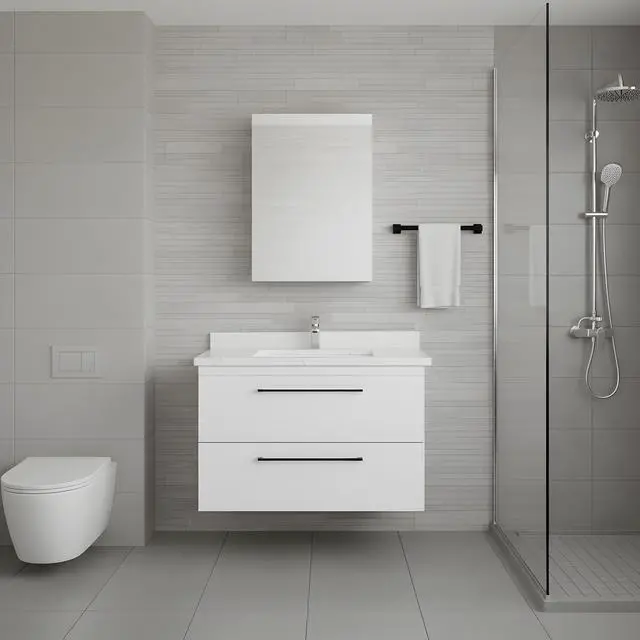 Main image of 20'' W x 26'' H Bathroom Mirror Medicine Cabinet - Wooden Door Medicine Cabinets for Bathroom, Wall Mounted Surface, Bathroom Mirror with Storage, Right opening door