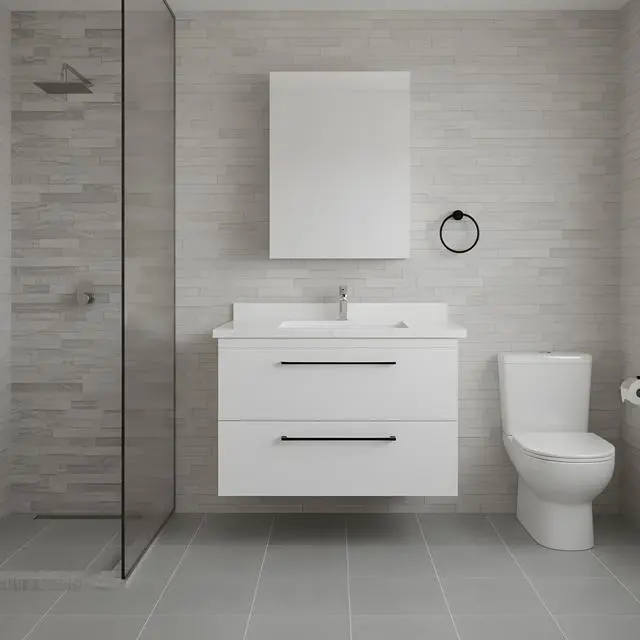 Alt view image 4 of 7 - 24'' W x 30'' H Bathroom Mirror Medicine Cabinet - Wooden Door Medicine Cabinets for Bathroom, Wall Mounted Surface, Bathroom Mirror with Storage, Right opening door