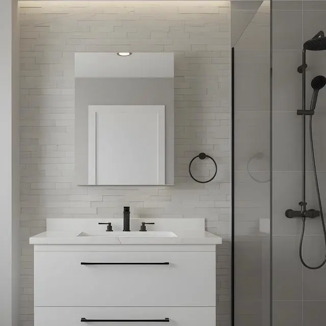 Main image of 24'' W x 36'' H Surface Frameless Mirror Medicine Cabinet, Beveled Mirror Edges Bathroom Medicine Cabinet, Left opening door