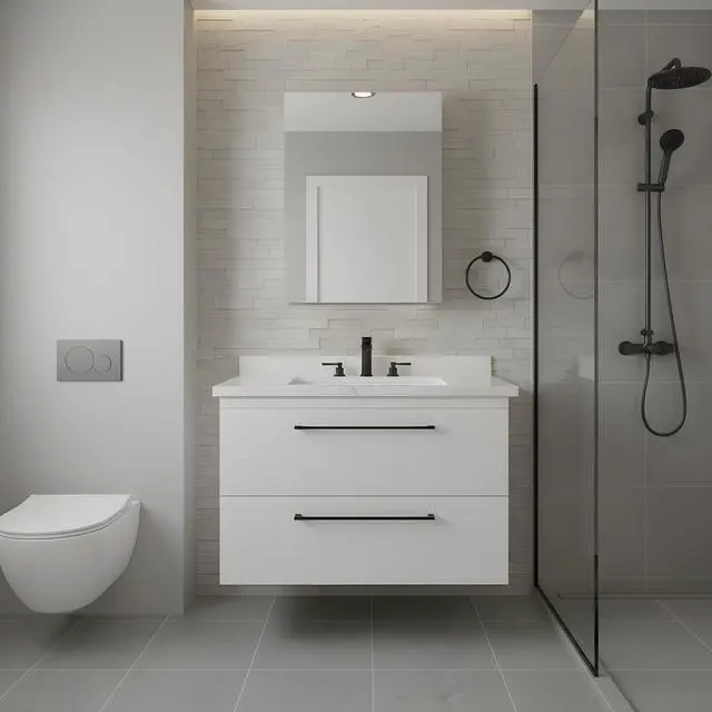 Alt view image 4 of 7 - 24'' W x 36'' H Surface Frameless Mirror Medicine Cabinet, Beveled Mirror Edges Bathroom Medicine Cabinet, Left opening door