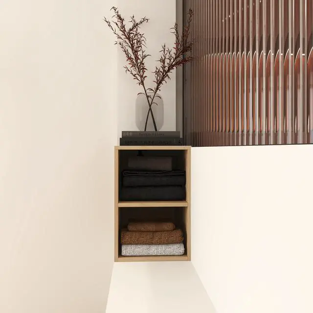 Alt view image 4 of 7 - 12 Inch Small Wall Mounted Storage Shelves, Suitable For Small Bathroom