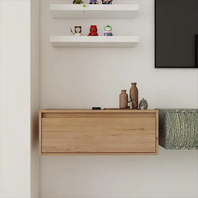 Alt view image 2 of 7 - 30" (29-1/8")Bathroom Cabinet,Soft Close Drawer,Float Mounting Design (Only Vanity, Without Sink)