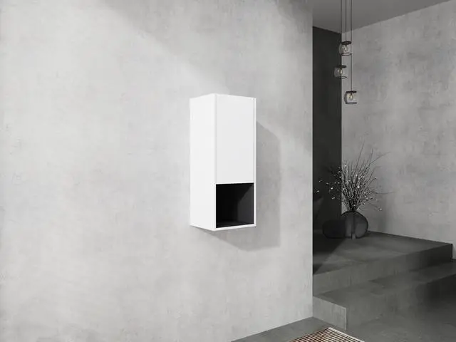 Main image of 12" Bathroom Side Cabinet,Soft Close Doors,Float Mounting Design,(KD-Packing)