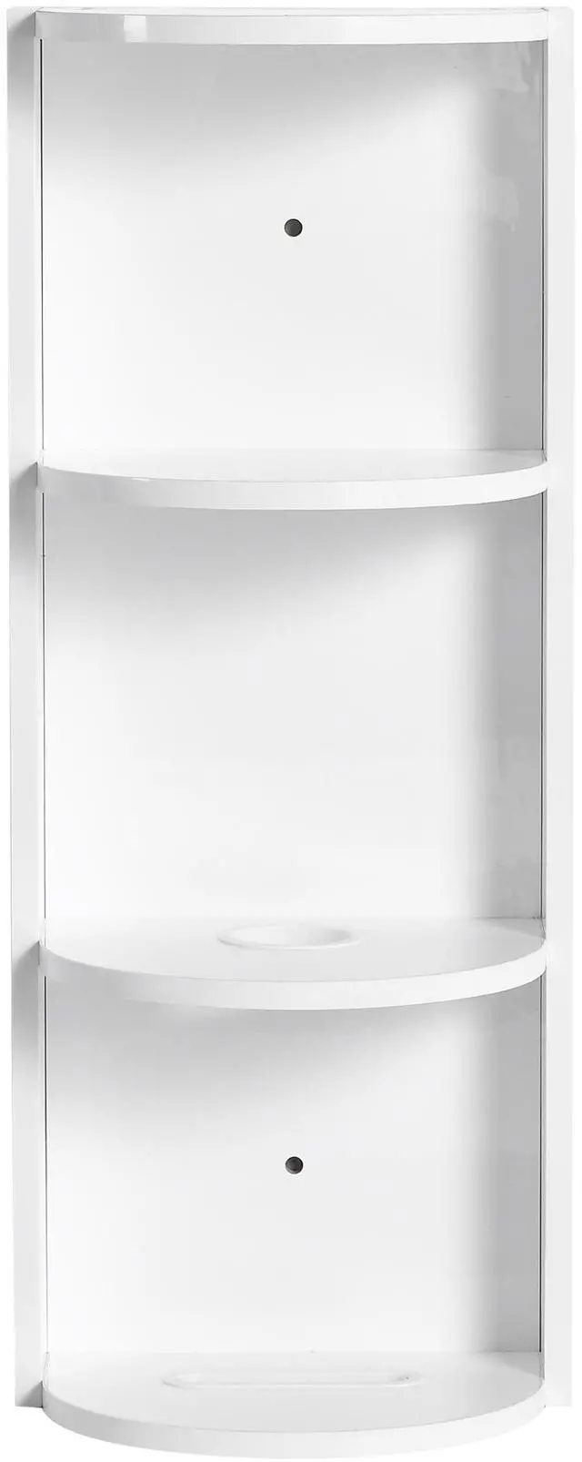 Main image of 12" Bathroom Wall-Mounted Storage Rack, Float Mounting Design,(KD-Packing)