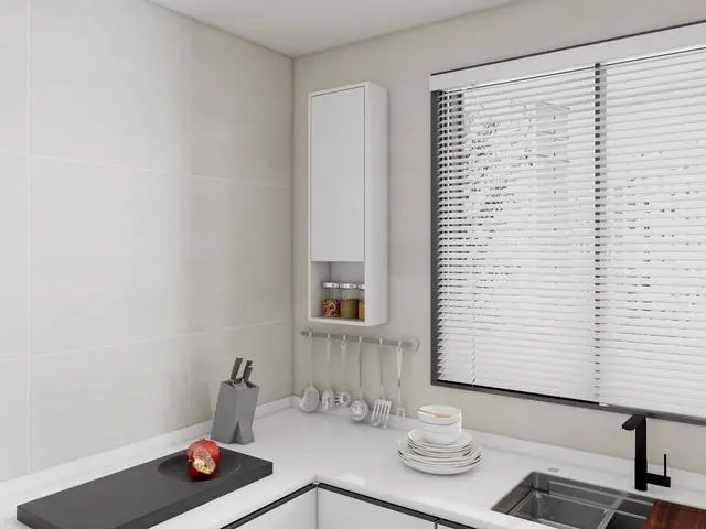 Alt view image 2 of 7 - 12" Bathroom Wall Cabinet, Soft Close Doors, Float Mounting Design,Glossy White,(KD-Packing)