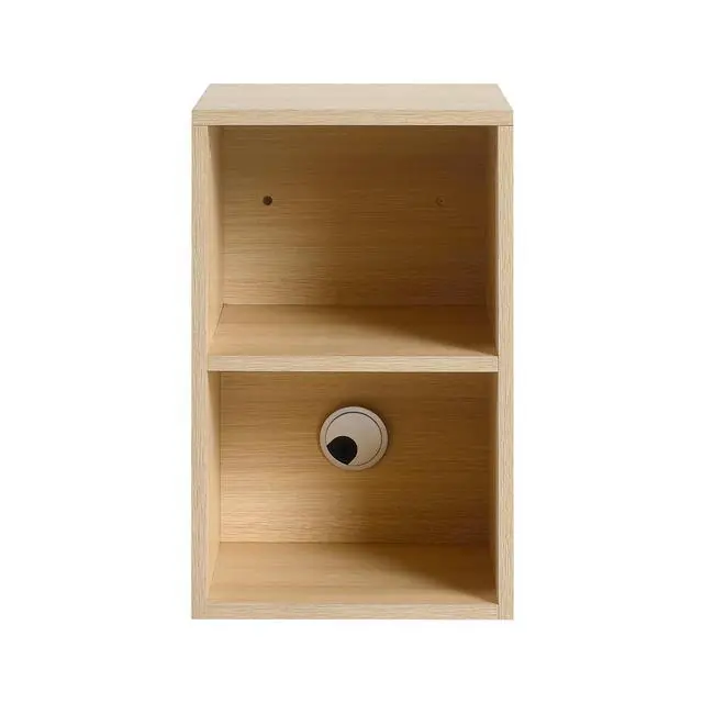 Alt view image 4 of 7 - 12 Inch Small Wall Mounted Storage Shelves, Bathroom Storage, Plywood, American White Oak