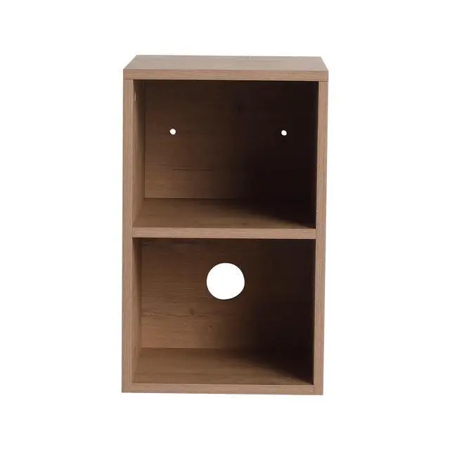 Alt view image 5 of 7 - 12 Inch Small Wall Mounted Storage Shelves, Bathroom Storage, Plywood, Imitative Oak