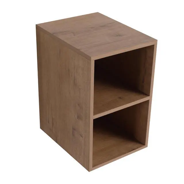 Alt view image 6 of 7 - 12 Inch Small Wall Mounted Storage Shelves, Bathroom Storage, Plywood, Imitative Oak