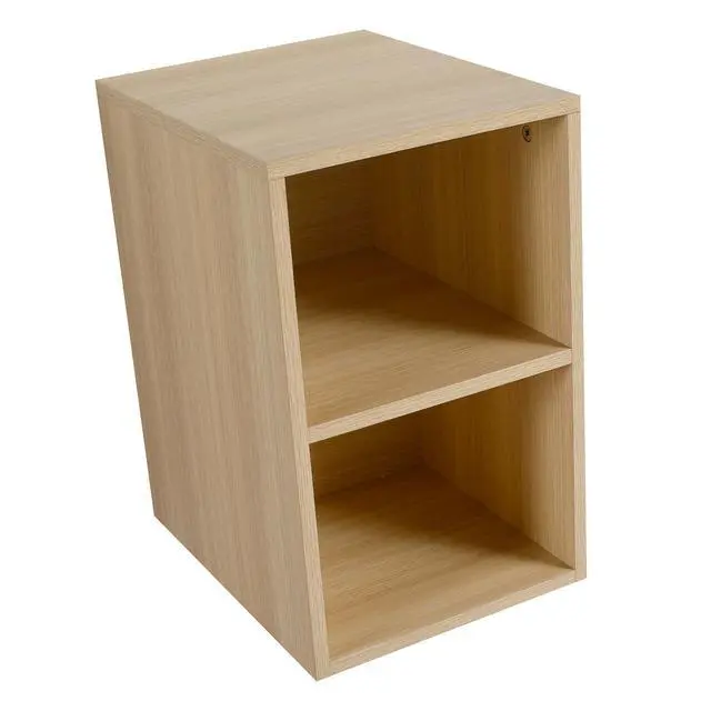 Alt view image 5 of 7 - 12 Inch Small Wall Mounted Storage Shelves, Bathroom Storage, Plywood, American White Oak