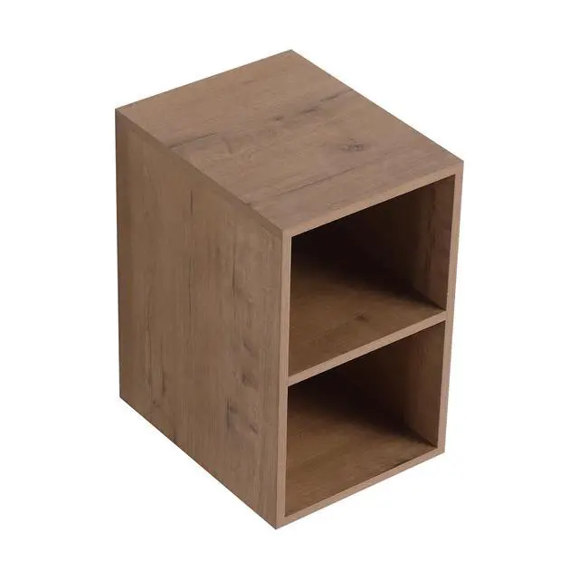 Alt view image 7 of 7 - 12 Inch Small Wall Mounted Storage Shelves, Bathroom Storage, Plywood, Imitative Oak