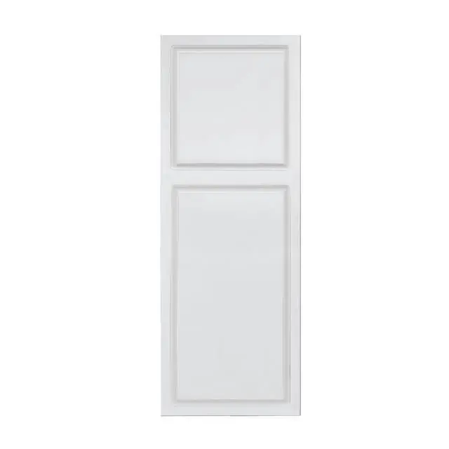 Alt view image 3 of 6 - 2-Panel Cottage style door 3/4" thick 15 in. x 84 in. MDF White Barn Sliding Door With Hardware kit