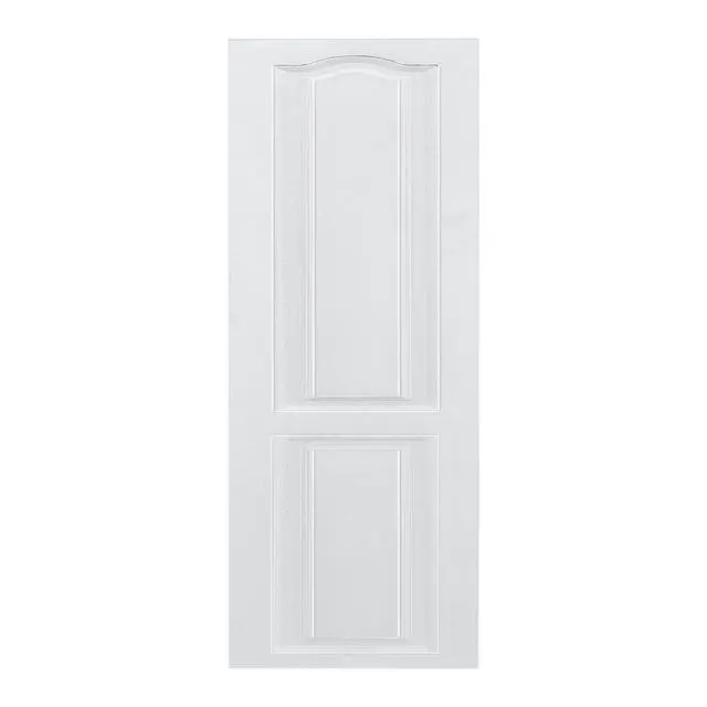 Alt view image 3 of 6 - CNC crafted modern door 3/4" thick 42 in. x 84 in. MDF White Barn Sliding Door With Hardware kit