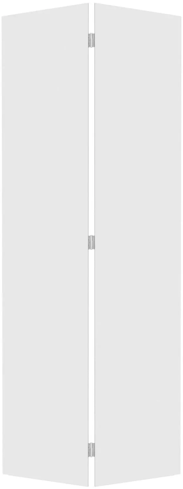 Main image of Dual 2Panel Cottagestyle door 3/4" thick 60 in. x 84 in. Solid Core White Finished Vinyl bi-fold door With Hardware kit