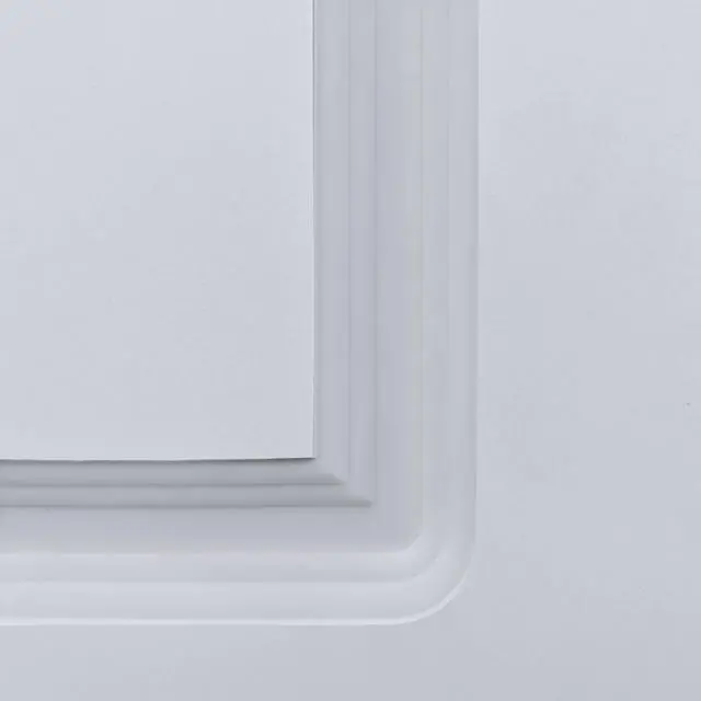 Alt view image 6 of 6 - Dual 2-Panel Cottage style door 3/4 thick 48 in. x 84 in. MDF White Barn Sliding Door With Hardware kit