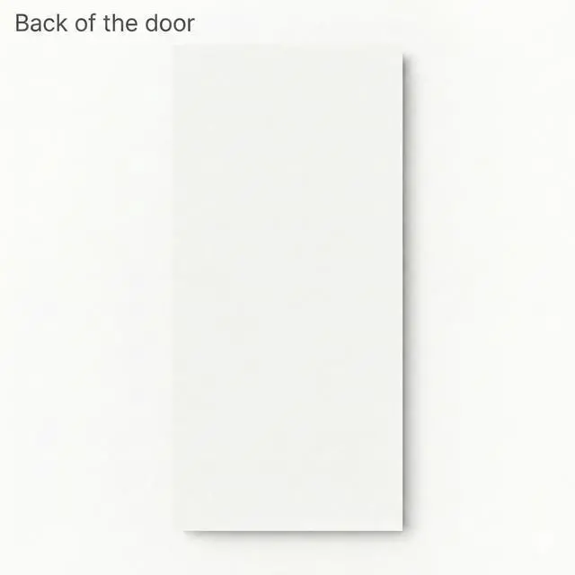 Alt view image 5 of 5 - 18 series 25 in.X84 in. 3/4 inch thickness 2-Panel Walnut Color Finished MDF Sliding Barn Door With Hardware Kit