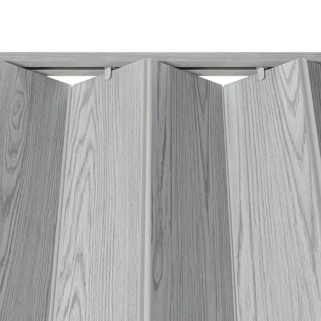 Alt view image 5 of 7 - Studio Series 32" W PVC Foldable Accordion Doors, Grey