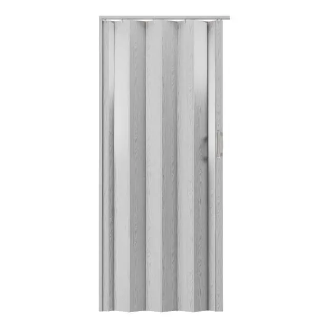 Alt view image 2 of 7 - Studio Series 32" W PVC Foldable Accordion Doors, Grey