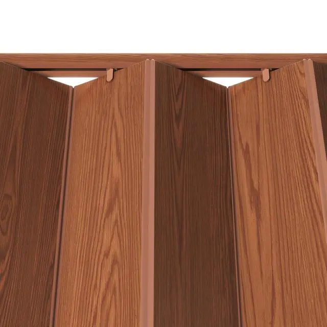 Alt view image 5 of 7 - Studio Series 32" W PVC Foldable Accordion Doors, Walnut
