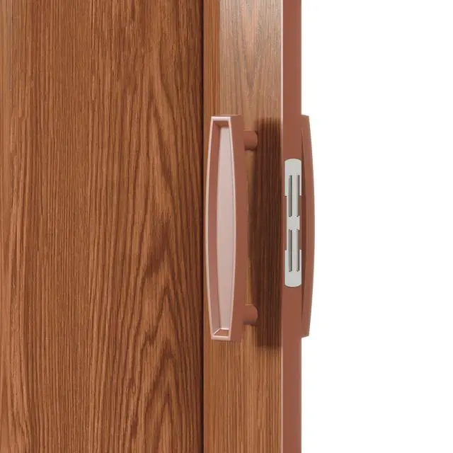 Alt view image 6 of 7 - Studio Series 32" W PVC Foldable Accordion Doors, Walnut