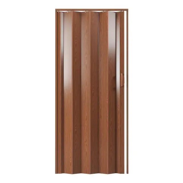 Alt view image 2 of 7 - Studio Series 36" W PVC Foldable Accordion Doors, Walnut