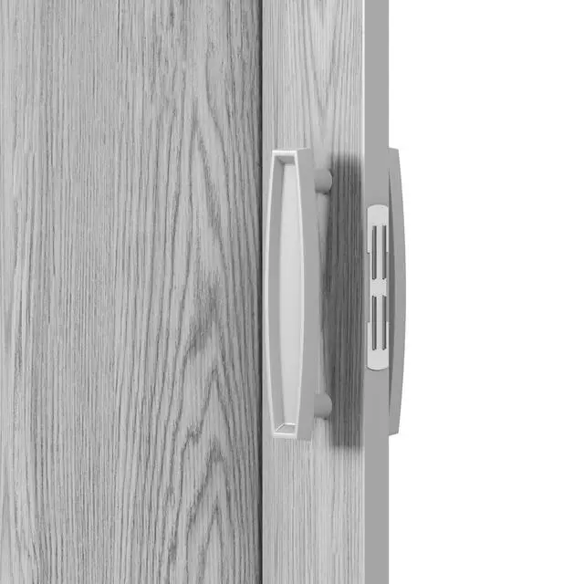 Alt view image 6 of 7 - Studio Series 48" W PVC Foldable Accordion Doors, Grey
