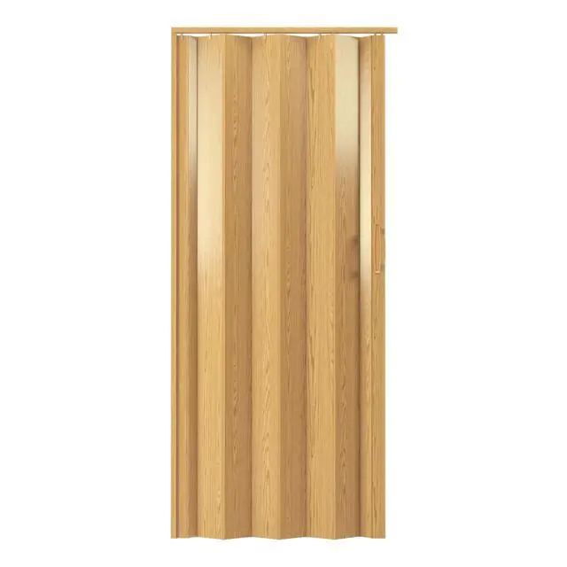 Alt view image 2 of 7 - Studio Series 48" W PVC Foldable Accordion Doors, Gold