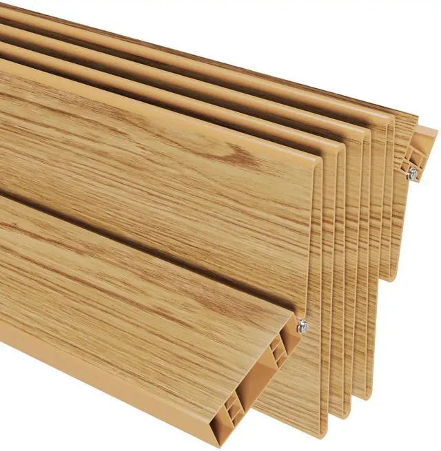 Alt view image 7 of 7 - Studio Series 48" W PVC Foldable Accordion Doors, Gold