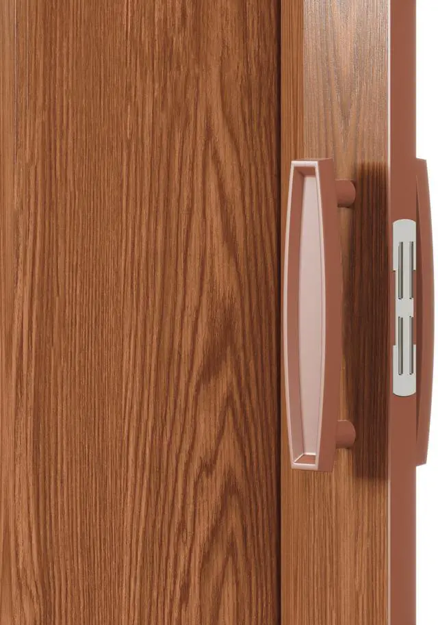 Alt view image 6 of 7 - Studio Series 48" W PVC Foldable Accordion Doors, Walnut
