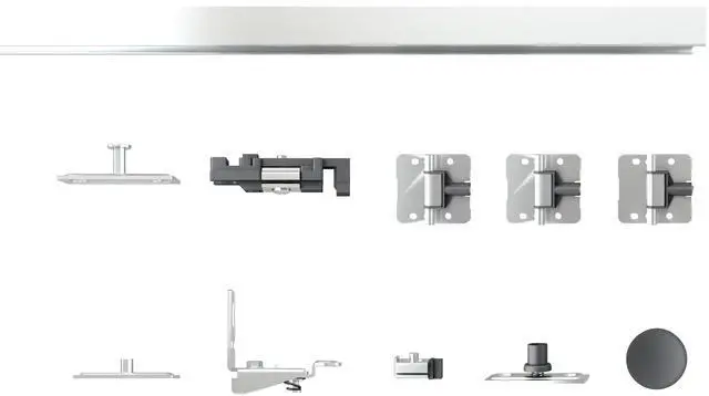 Alt view image 2 of 7 - 30 in. x 80 in. Mirrored Glass Solid Core White Composite Bi-fold Door with Hardware Kit and Door Handle