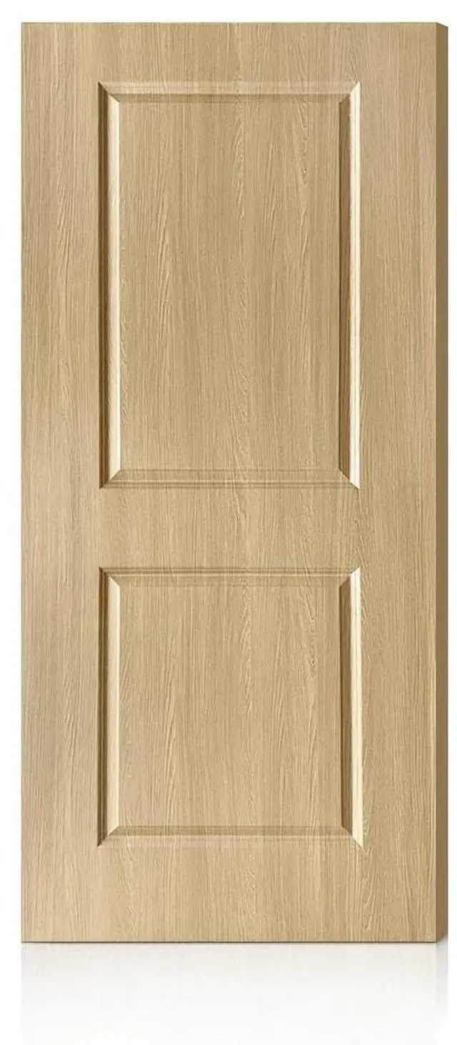Main image of 36 in. x 80 in. 2 Panel Hollow Core Oak Finished PVC Composite Interior Door Slab