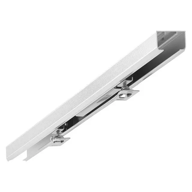 Alt view image 2 of 7 - Sliding Pocket Door Hardware Track Kit, 44.69" Pocket Door Track Kit with Soft Close Mechanism for Smooth and Quiet Sliding, Easy to Install, for 1" to 1 3/4" Thickness 24" Width Single Door