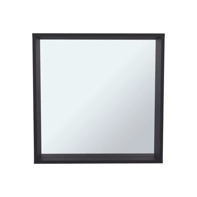 Alt view image 5 of 7 - Plains Medicine Cabinet 23.6" H, 1 Shelf, 1 Mirror, Black Wengue - Bathroom