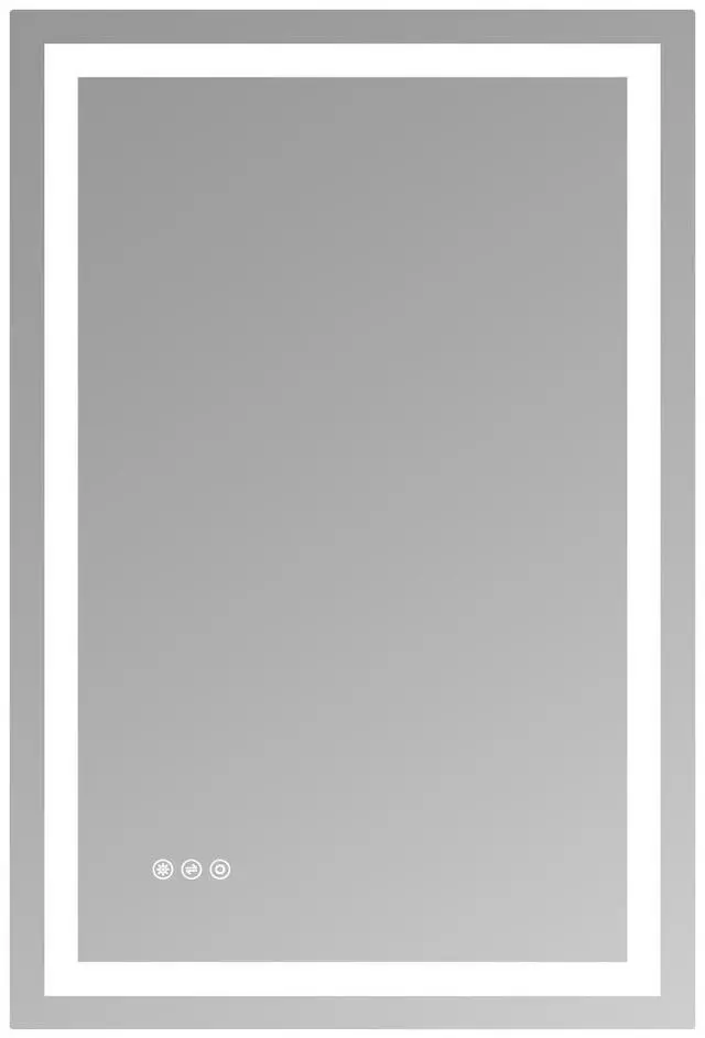 Main image of 24"x36"LED Bathroom Mirror,Front-Lit and Back-Lit, Stepless Dimmable, 3 Colors CRI90+, Brightness Memory, Shatter-Proof,Anti-fog LED Vanity Mirror, IP44 Waterproof