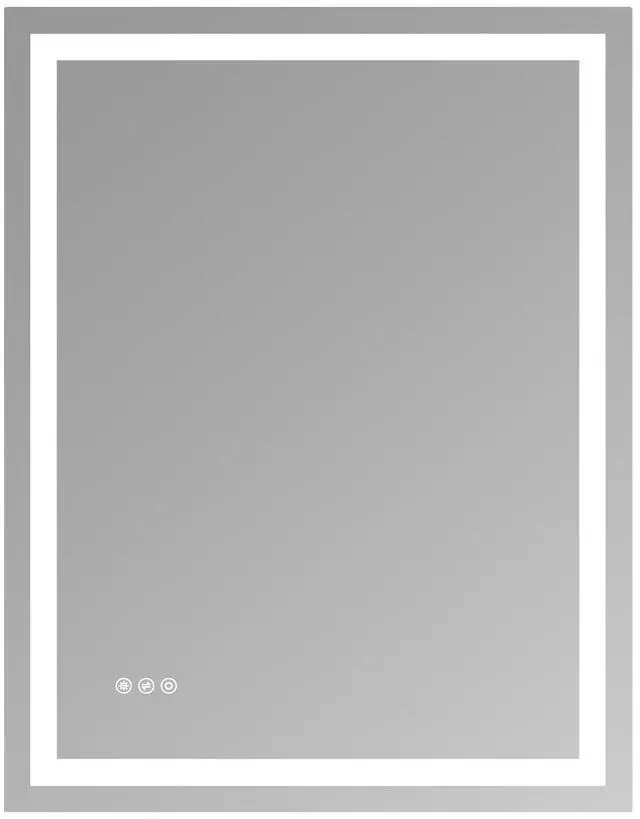 Main image of 28"x36"LED Bathroom Mirror,Front-Lit and Back-Lit, Stepless Dimmable, 3 Colors CRI90+, Brightness Memory, Shatter-Proof,Anti-fog LED Vanity Mirror, IP44 Waterproof