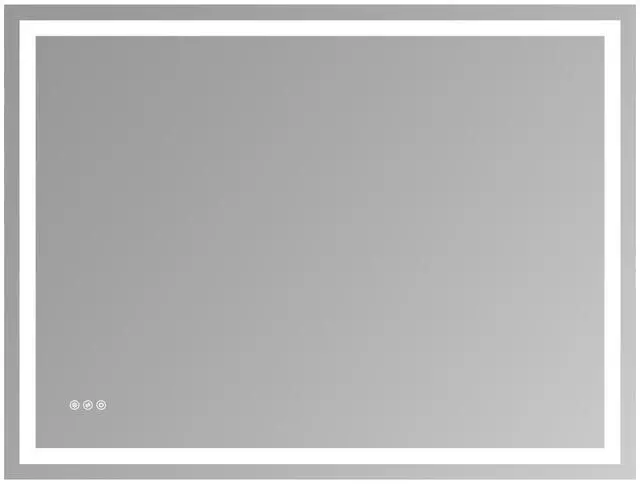 Main image of 48"x36"LED Bathroom Mirror,Front-Lit and Back-Lit, Stepless Dimmable, 3 Colors CRI90+, Brightness Memory, Shatter-Proof,Anti-fog LED Vanity Mirror, IP44 Waterproof