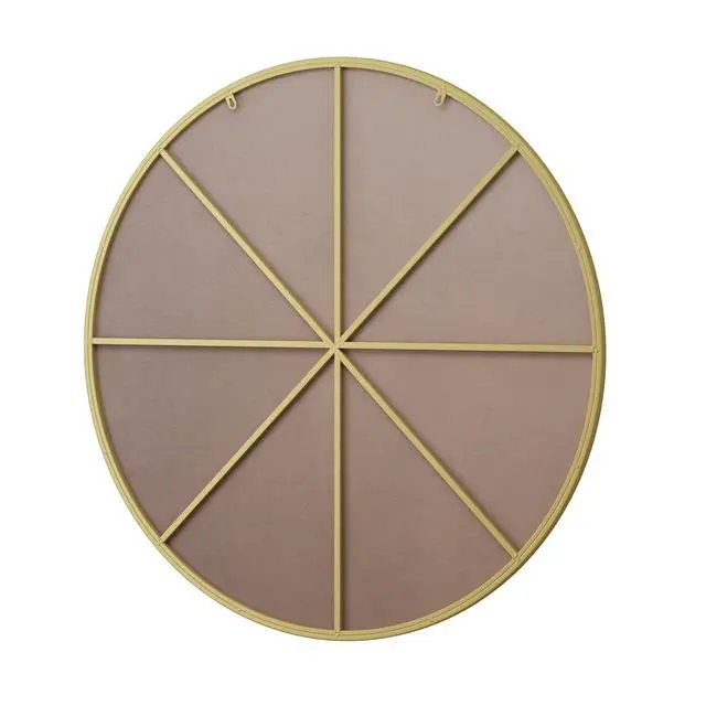 Alt view image 4 of 7 - Wall Mirror 39 Inch Gold Circular Mirror Metal Framed Mirror Round Vanity Mirror Dressing Mirror, for Bathroom, Living Room, Bedroom Wall Decor
