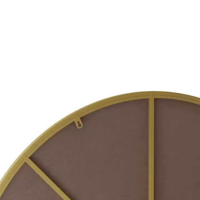 Alt view image 6 of 7 - Wall Mirror 39 Inch Gold Circular Mirror Metal Framed Mirror Round Vanity Mirror Dressing Mirror, for Bathroom, Living Room, Bedroom Wall Decor