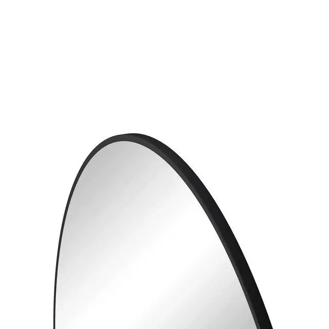 Alt view image 3 of 7 - Wall Mirror 28 Inch Black Circular Mirror Metal Framed Mirror Round Vanity Mirror Dressing Mirror, for Bathroom, Living Room, Bedroom Wall Decor