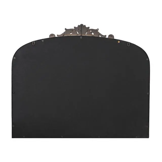 Alt view image 7 of 7 - 40" x 31" Classic Design Gold Arch Mirror and Baroque Inspired Frame for Living Room Bathrrom Enterway Console