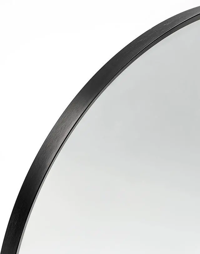 Alt view image 7 of 7 - 20x30 Inch Black Metal Framed Arched Bathrrom Mirror for Wall.(W2203134104)