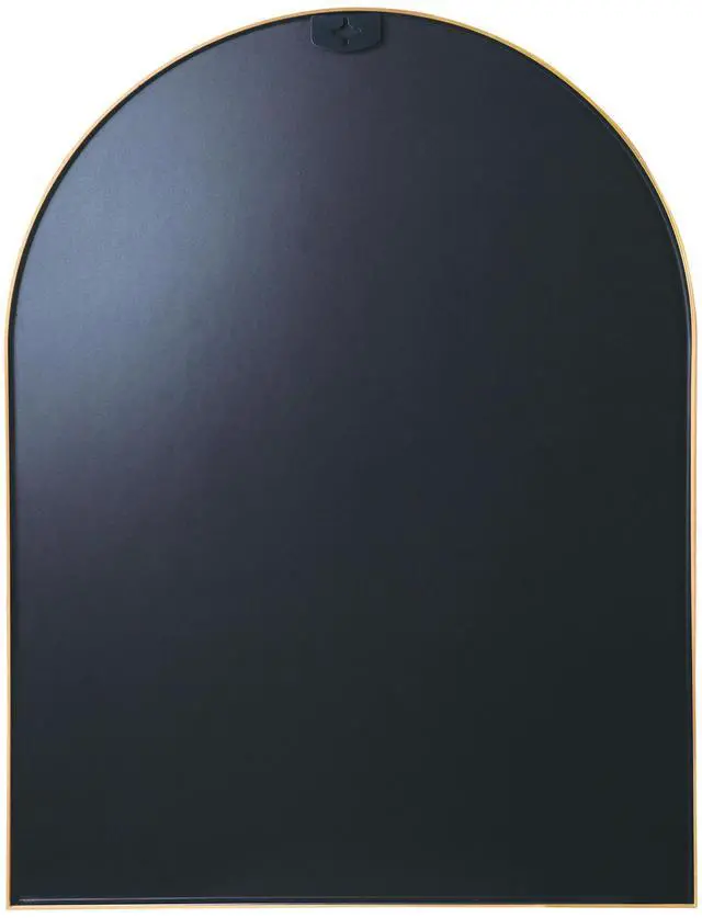 Alt view image 6 of 6 - 30x40 Inch Gold Metal Framed Arched Bathrrom Mirror for Wall.