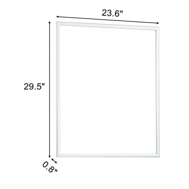 Alt view image 7 of 7 - Revamp Your Bathroom with This Compact Yet Stunning 24-inch Aluminum Silver Mirror!